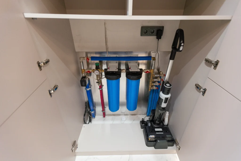 Home reverse osmosis water purification system with Direct-Acting Solenoid Valve